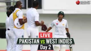 Live Cricket Score, Pakistan vs West Indies, 3rd Test, Day 2: WI trail by 362 runs at stumps